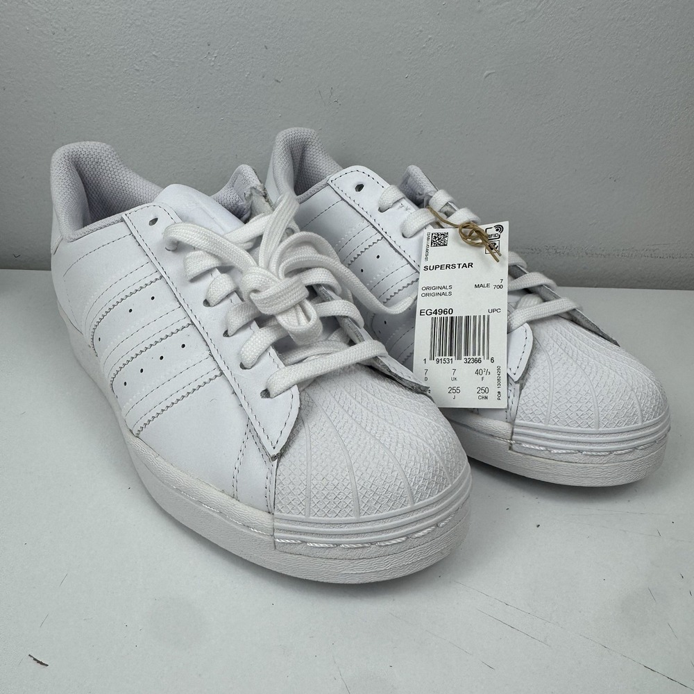 Size 7 - adidas Superstar Footwear White